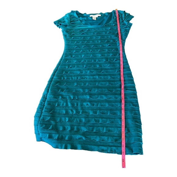 Max Studio Green Ruffle Dress size L - Picture 7 of 8